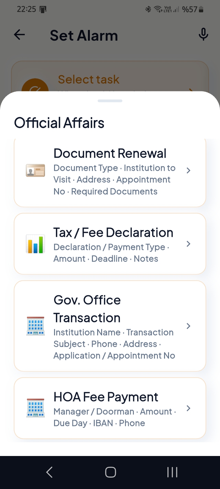 App UI